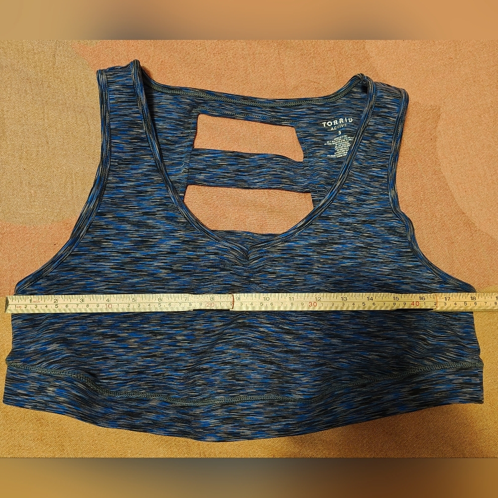 Torrid Active Wide Horizontal Strap Back Heather … - image 3